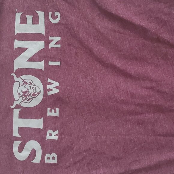 Stone Brewing Adult Size Small red shirt t-shirt - Picture 3 of 5